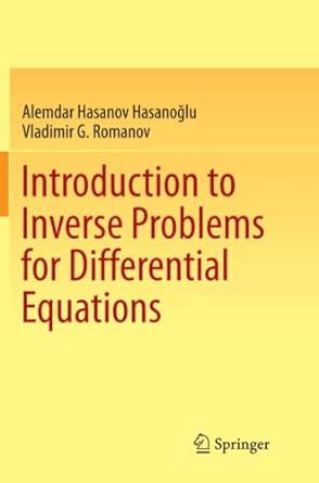 Buy Introduction To Inverse Problems For Differential Equations Book