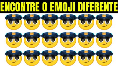 Qu O Bons S O Seus Olhos Encontre O Emoji Diferente Teste De