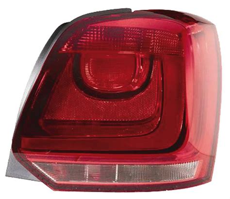 Feu arrière droit VOLKSWAGEN POLO V phase 1 2009 2014 Neuf rouge