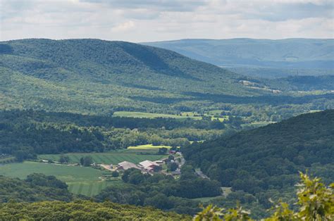 Aerial View From On Top Of Haystack Mountain Connecticut Stock Photo ...