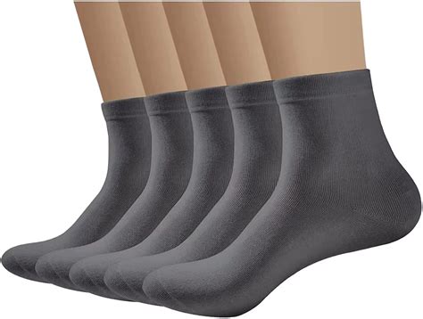 SERISIMPLE Bamboo Men Breathable Sock Low Quarter Thin Ankle Comfort