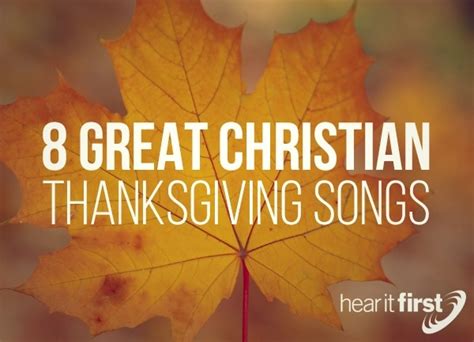 8 Great Christian Thanksgiving Songs