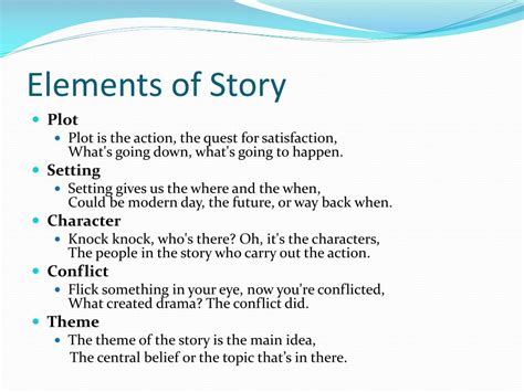 Ppt Interaction Of Story Elements Powerpoint Presentation Free Download Id2041105