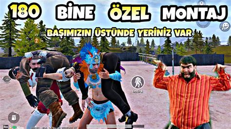 180 BİNE ÖZEL MONTAJ GÜLMEMEK İMKANSIZ PUBG MOBİLE KOMİK MONTAJ