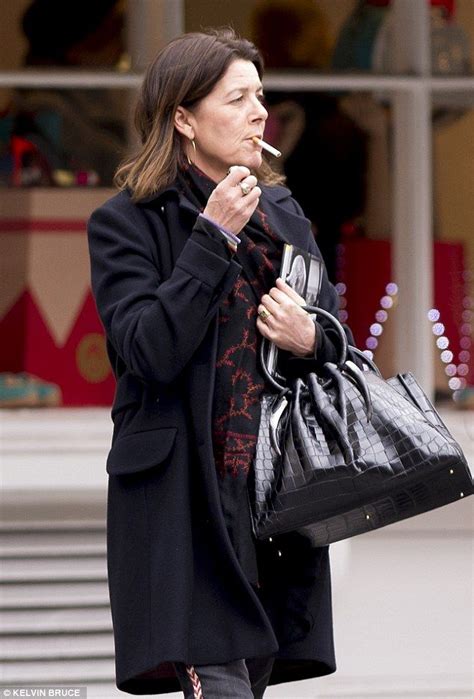 Princess Caroline Of Monaco Make Up Free Wrapped Up Warm To Visit Her