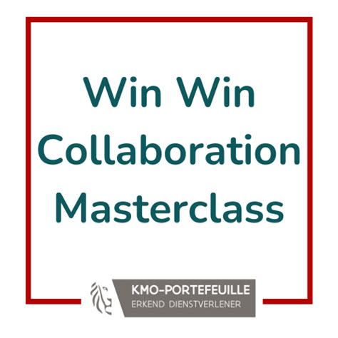 Trainings Win Win Collaboration Brochures Piet Verhoeve