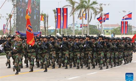 Royal Cambodian Army Marks 25th Founding Anniversary Global Times