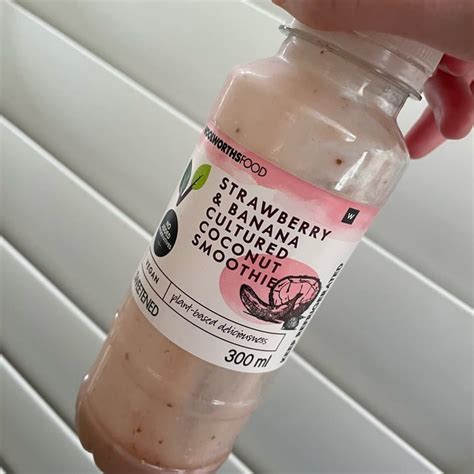 Woolworths Food Strawberry Banana Cultured Coconut Smoothie Review