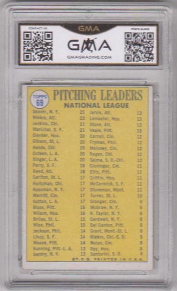 Graded EX NM 6 1970 Topps Tom Seaver Phil Niekro Fergie Jenkins Juan