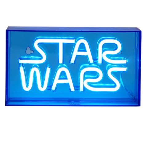 Star Wars Black LED Neon Acrylic Lamp Box, 9" W x 5" H - Walmart.com