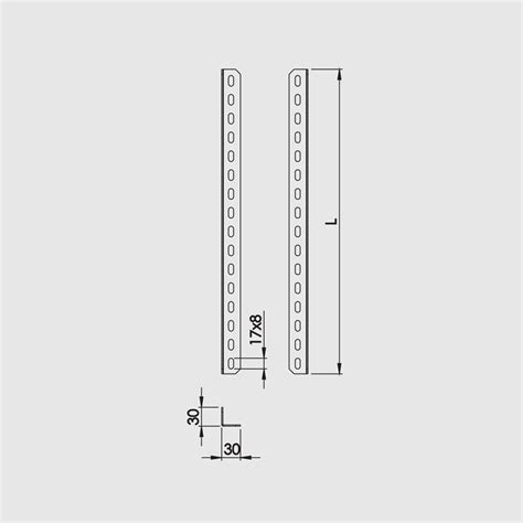 Perforated L Profile Mounting Systems Pekom