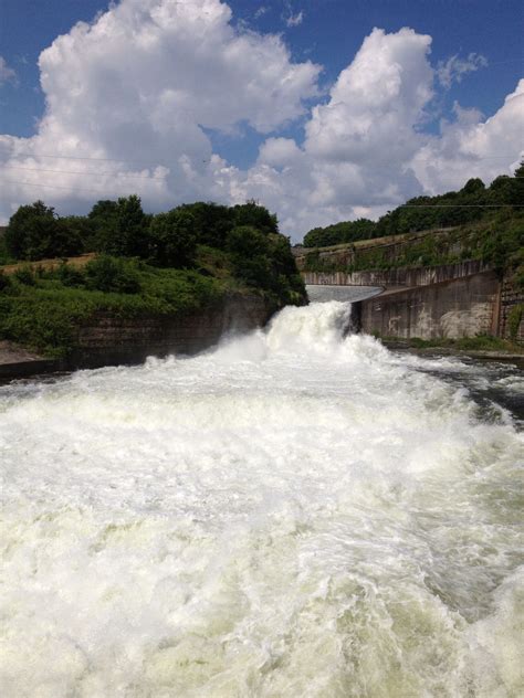 Tims Ford Dam Natural Landmarks Dam Waterfall