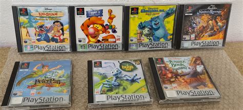 Disney X 7 Sony Playstation 1 Ps1 Game Bundle Retro Gamer Heaven