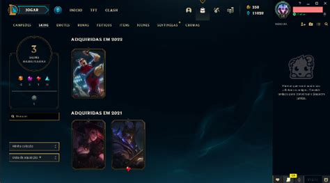 Conta prata 2 Skin Lendária do Zed League of Legends Contas GGMAX