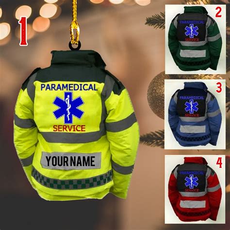 Personalized EMT EMS Paramedical Uniform Acrylic Ornament - Etsy