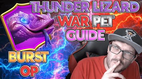 Thunder Lizard Full War Pet Breakdown Skills Attributes Hero