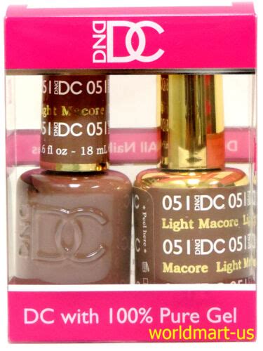 Dnd Dc Duo Gel Color Matching Polish 18ml 06floz Color Dc051 Light Macore Ebay