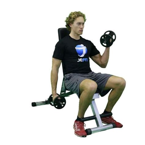 Seated Alternating Dumbbell Curls