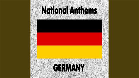 Germany Einigkeit Und Recht Und Freiheit Lied Der Deutschen German National Anthem Unity