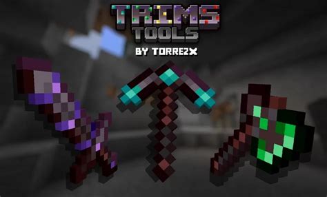 Netherite Tool Trims From Minecraft Update Minecraft Fan Art