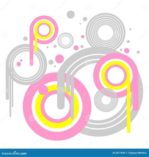 Pastel Circles Background Stock Images - Image: 3077444