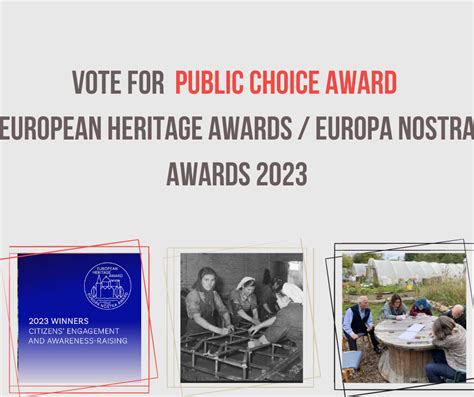 Public Choice Award European Heritage Awards Europa Nostra Awards