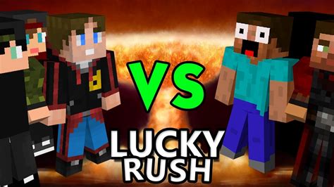 Heftiges Vs Battle Minecraft Lucky Rush Baastizockt Youtube