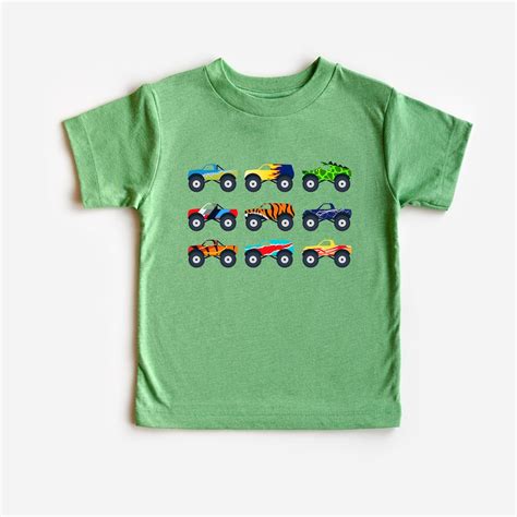 Monster Truck Kids Tshirt, Monster Truck, Monster Jam, Kids Vehicle ...