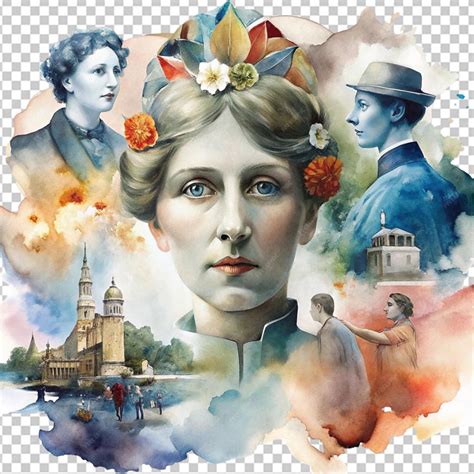 History of collage in art on transparent background | Premium AI ...