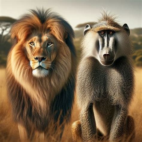 African Lion vs. Baboon - Hypothetical Animal Battles