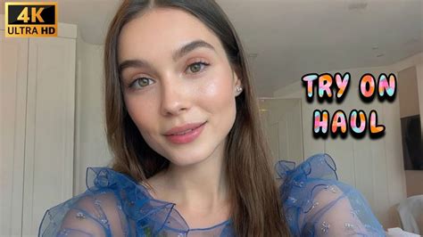 K Wet Vs Dry Dress Review Transparent Blue Mesh Lingerie Try On