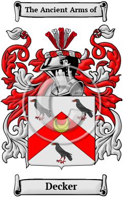 Decker Name Meaning, Family History, Family Crest & Coats of Arms