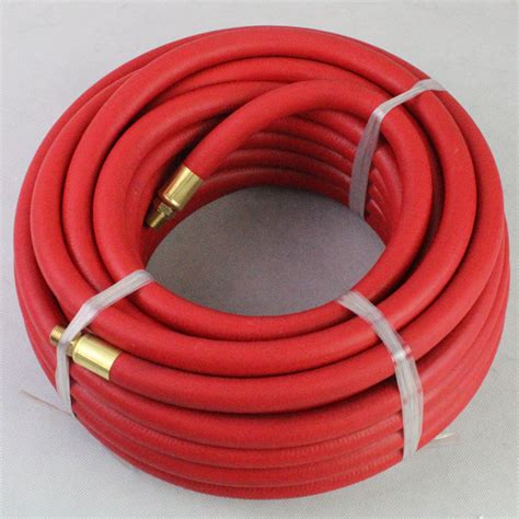 Red Rubber Air Hose Assembly For Air Tool China Rubber Air Hose And