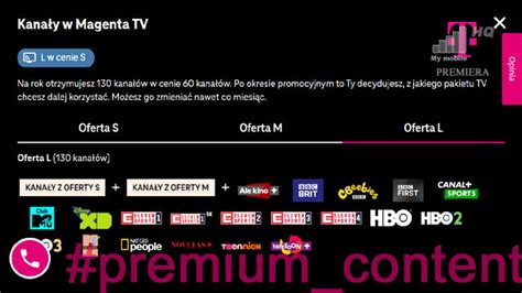 Premiera Niez E Kana Y Telewizyjne Ma Oferta Magenta Dom Od T Mobile