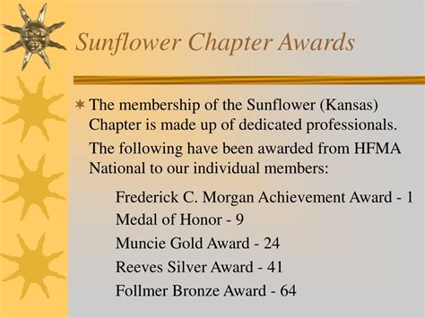 Ppt Sunflower Chapter Hfma Powerpoint Presentation Free Download