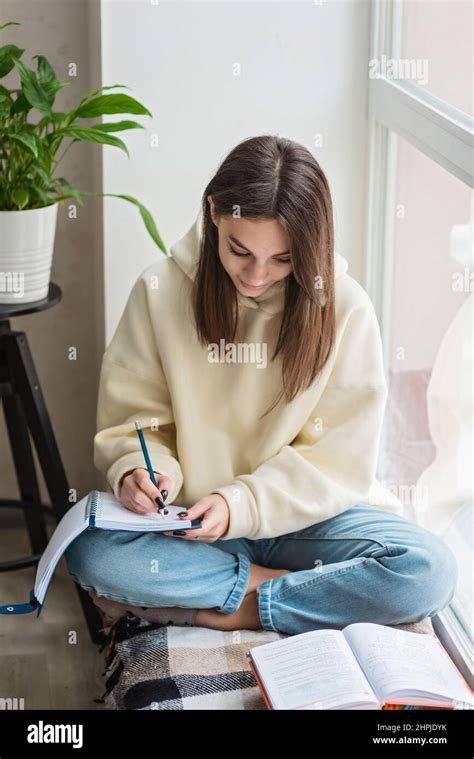 Teenage Girl Studying For Exams Hi Res Stock Photography And Images Alamy