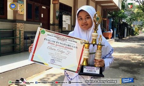 Juara Lomba Story Telling Tingkat Kabupaten Smp Bilingual Terpadu