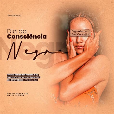 Social Media Dia Da Consciência Negra 20 De Novembro Psd Editável [download] Designi