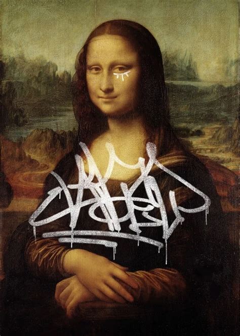 Quadro Decorativo Mona Lisa Art Galeria9 Mona Lisa Ambigram