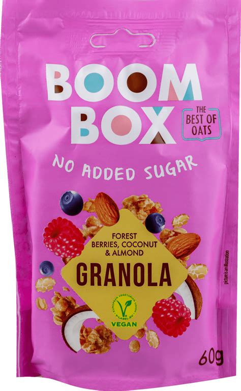 Boom Box Ovsena Granola Umsko Vo E Kokos I Badem Kom Uvek