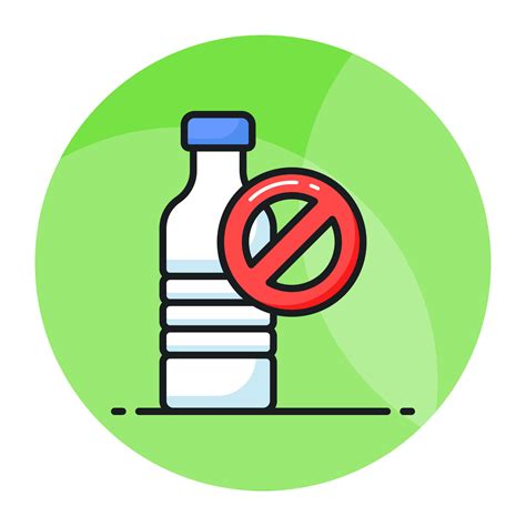 Verboten Zeichen Auf Plastik Flasche Zeigen Konzept Symbol Von Nein