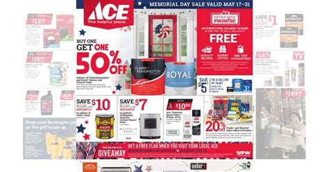 Ace Hardware Ad 5 1 23 5 31 23 Early Sales Preview Ace Hardware Sale Flyer Ads