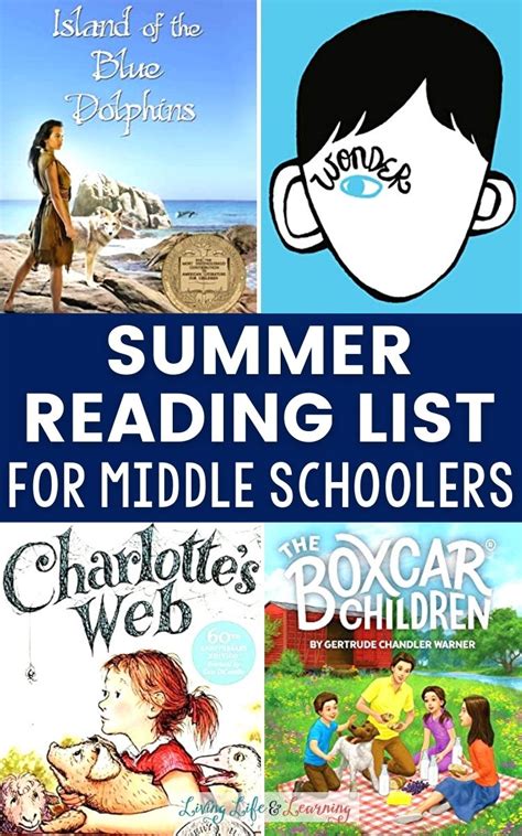 Summer Reading List for Middle Schoolers