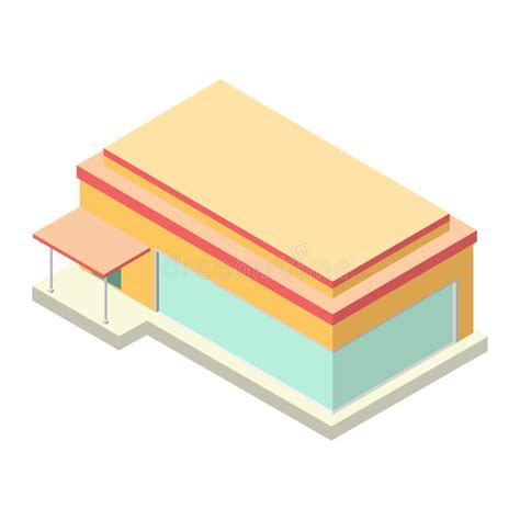 Picture of a Cafe on a Background. Vector Illustration Stock ...