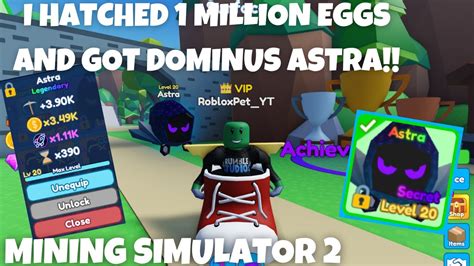 🥚i Hatched 1 Million Eggs And Got The Dominus Astra Insane Stats