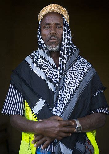 Afar Tribe Elder Afambo Afar Regional State Ethiopia African