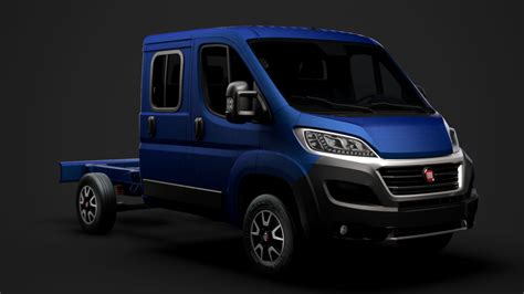 D Fiat Ducato Chassis Truck Crew Cab Wb