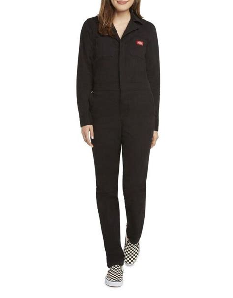 DICKIES RELAXED FIT JUMPSUIT - BLACK | Garmentory