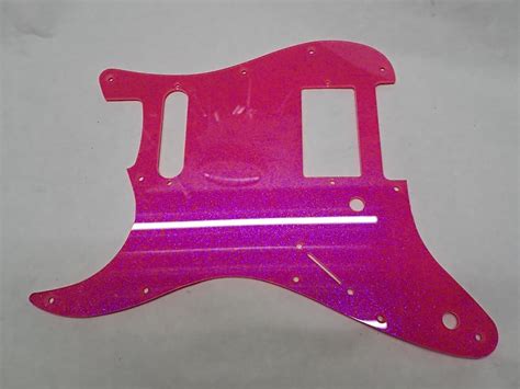 Lefty Left Handed Hot Pink Sparkle Glitter Hxs Hs Pickguard Reverb