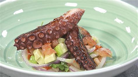 V Deo Receta Ensalada Acebichada De Pulpo